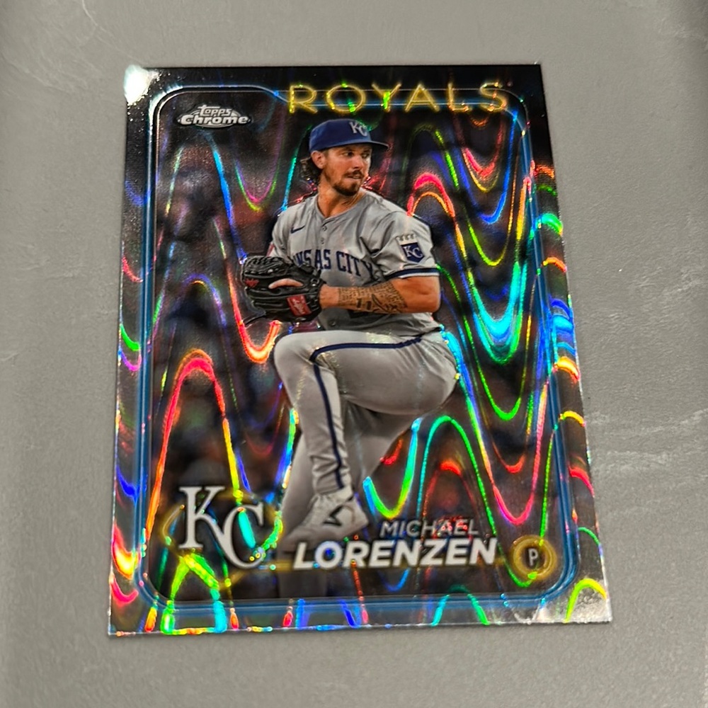 Topps Chrome Royals Baseball Card
